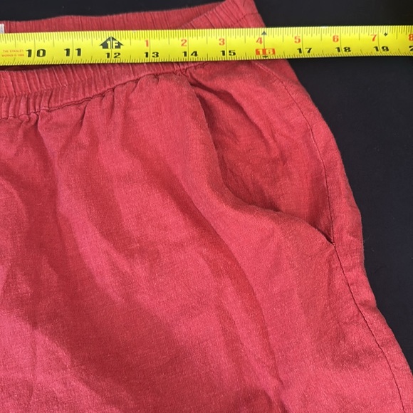 Marine Layer Allison Hemp Trouser Crop Pants Made with Hemp Size Large EUC - Picture 10 of 16